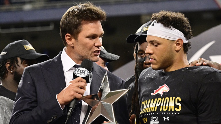 New England Patriots nr. 12-tröja representerar Tom Bradys hederssymbol